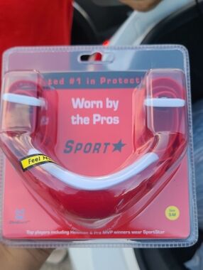 Sporto Red White Blue Protective Mouthguard